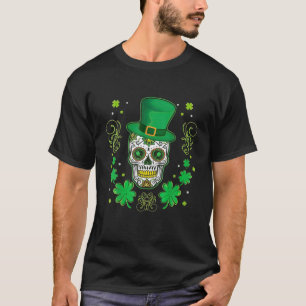 Clover Skull St. Patrick's Day T-Shirt