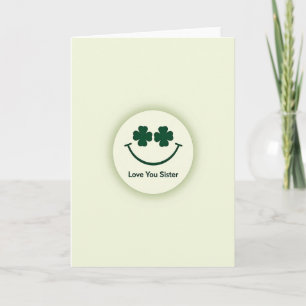 Clover Smile Sister Love Card