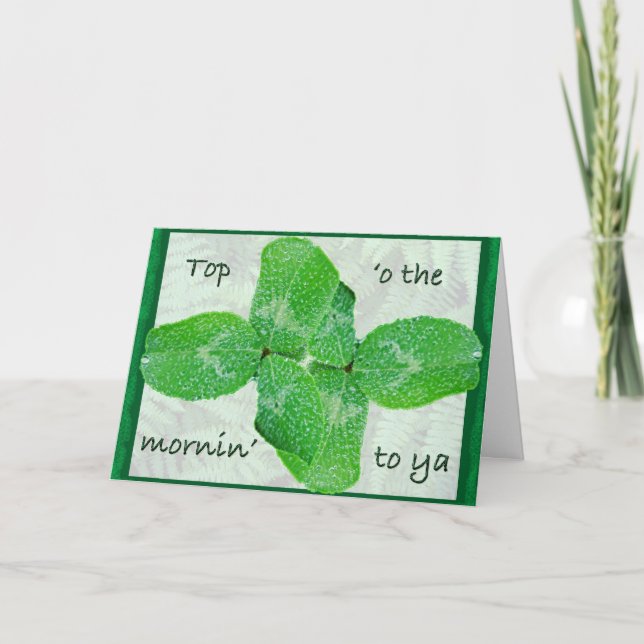 Clover St Patty's Day Card (Front)