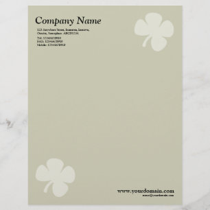 Clover - Warm Beige Letterhead