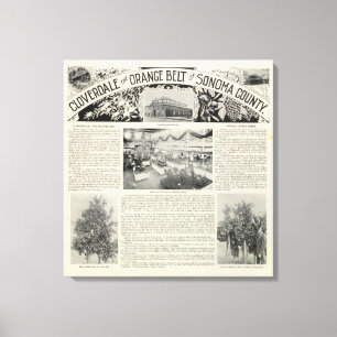 Cloverdale, California Canvas Print