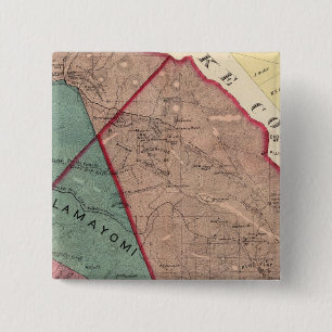 Cloverdale, Washington, Mendocino 15 Cm Square Badge