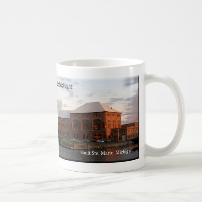 Cloverland Hydro plant from water mug (Right)