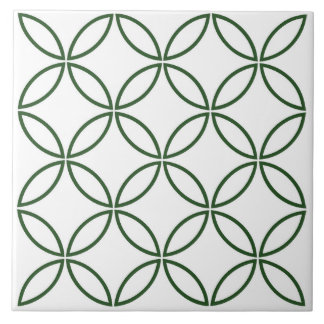 Cloverleaf Lattice Ceramic Tile