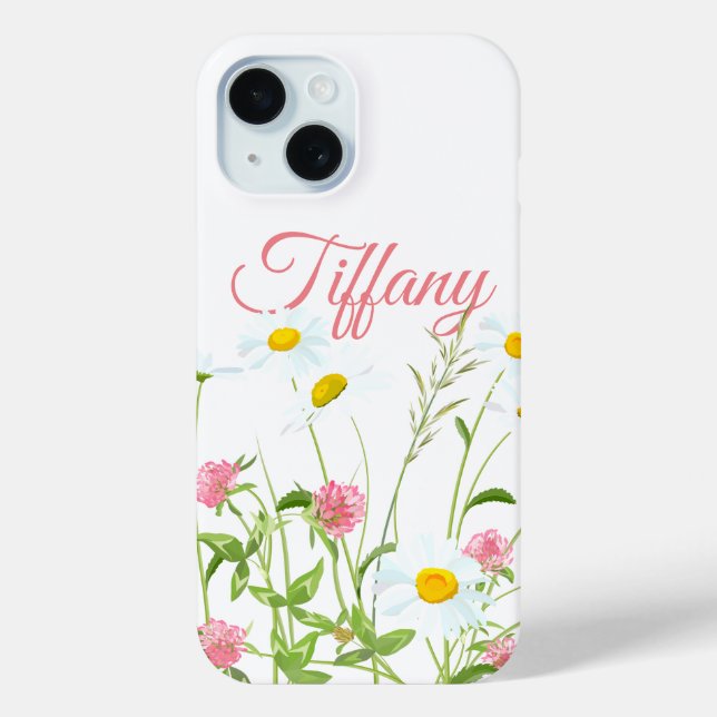 Clovers & Daisies Case-Mate iPhone Case (Back)