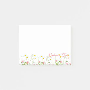 Clovers & Daisies Post-it Notes
