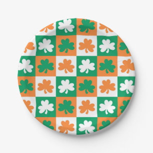 Clovers Paper Plate