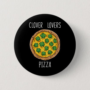 Clovers Throne St Patricks Day Fun Irish Boys Girl 6 Cm Round Badge