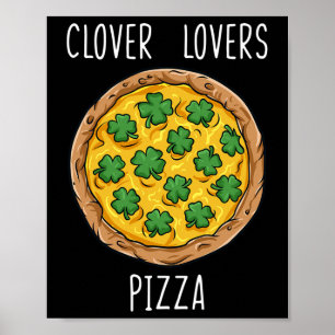 Clovers Throne St Patricks Day Fun Irish Boys Girl Poster
