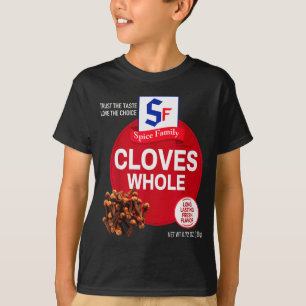 Cloves Whole Halloween Sce Costume Group Matching T-Shirt