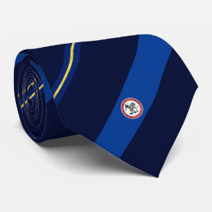 Clovis (California) city flag Neck Tie
