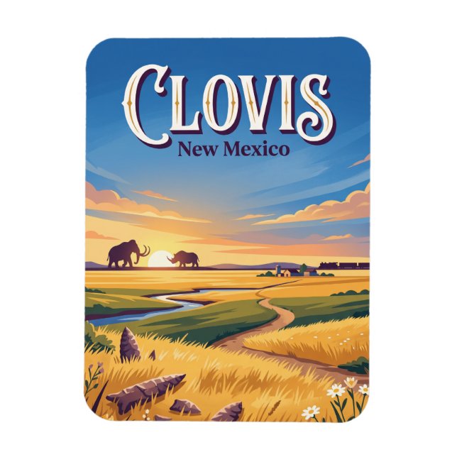 Clovis, New Mexico Magnet (Vertical)