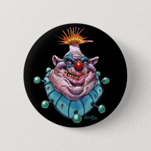 Clown 6 Cm Round Badge