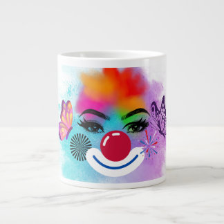 Clown and Make-up Large Coffee Mug