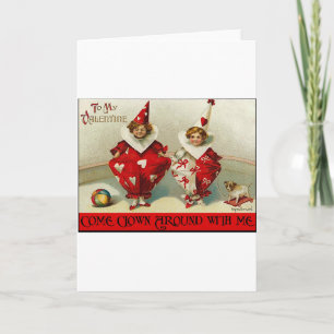 Clown Around Holiday Card