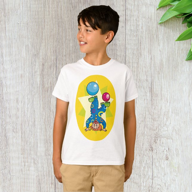 Clown Balancing Balls Fun Circus T-Shirt (Creator Uploaded)