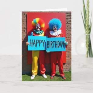 Clown Birthday Card