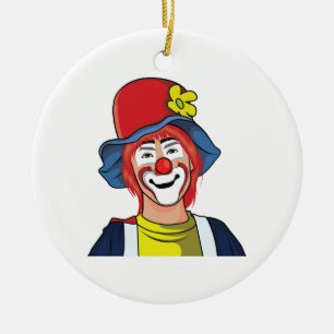 Clown Ceramic Tree Decoration