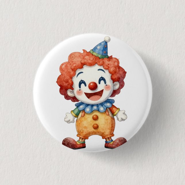 Clown Circus Humour 3 Cm Round Badge (Front)