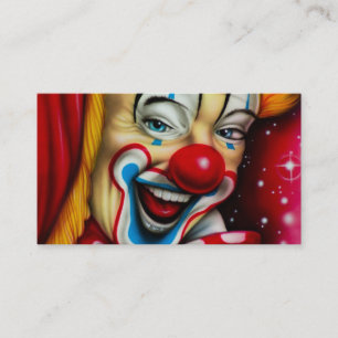 Clown Clowns for Birthday Parties Business Cards