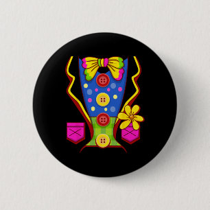 Clown Costume For Kids Men Women- Halloween Outfit 6 Cm Round Badge