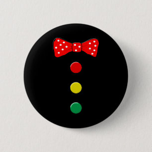 Clown Costume Halloween Fun Circus Clown Matching 6 Cm Round Badge