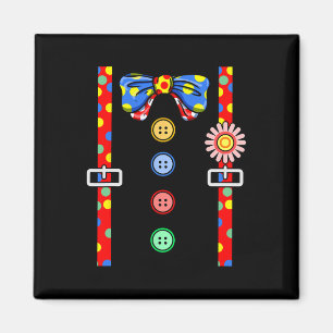 Clown Costume Halloween  Magnet