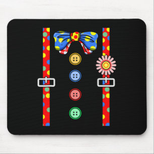Clown Costume Halloween  Mouse Pad
