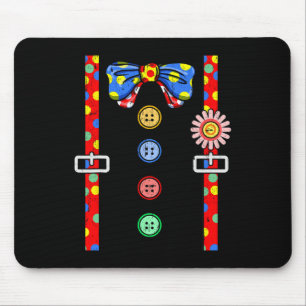 Clown Costume Halloween Vintage Mouse Pad