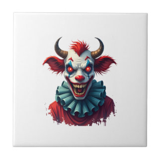 Clown Cow of Terror Tile