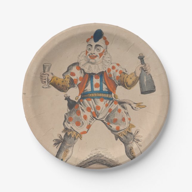 Clown Dessert Plates (Front)