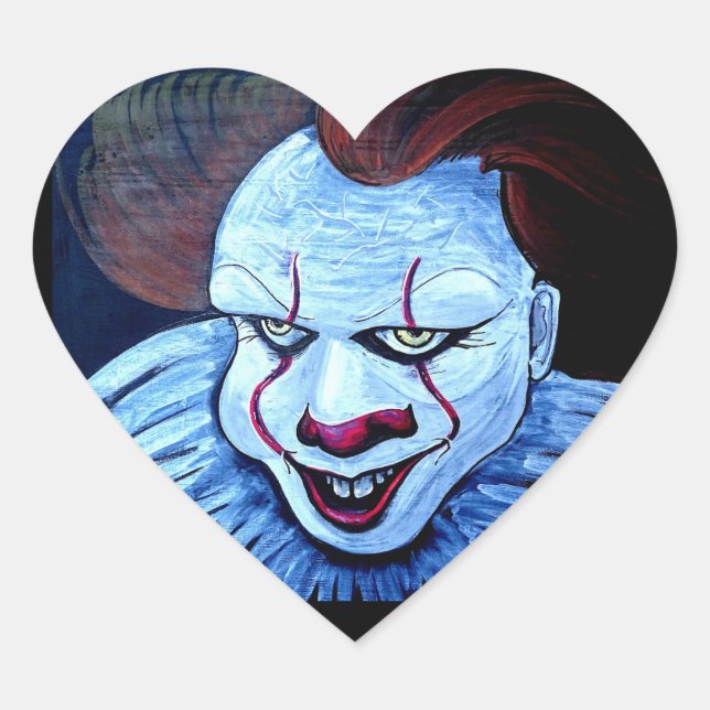 Clown:Evil Heart Sticker (Front)
