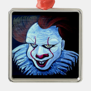 Clown:Evil Metal Tree Decoration