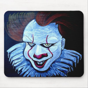 Clown:Evil Mouse Pad