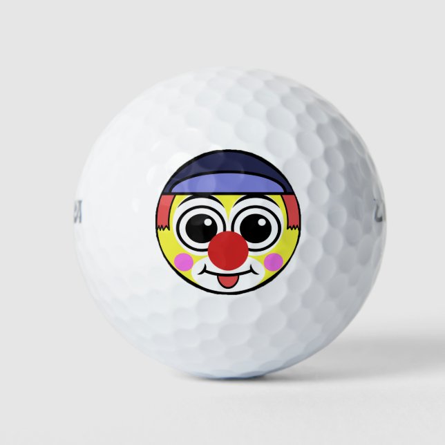 Clown Face Golf Balls (Front)