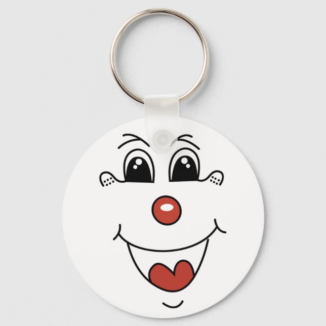 CLOWN FACE KEY RING (Front)