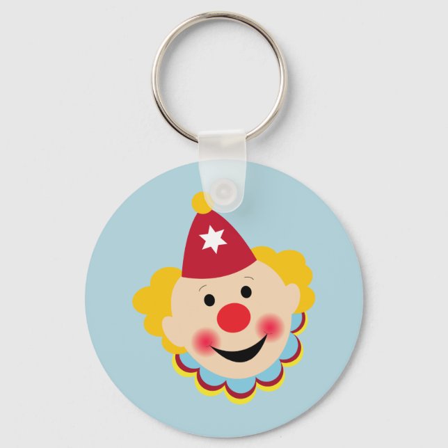 Clown Face Keychain (Front)