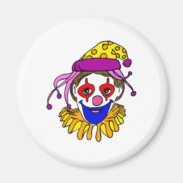 Clown Face Magnet (Front)