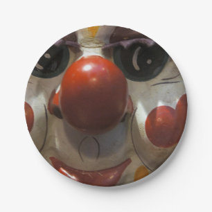 Clown Face Paper Plate