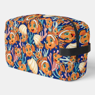 Clown fish Cartoon cute Family Underwater Dopp Kit