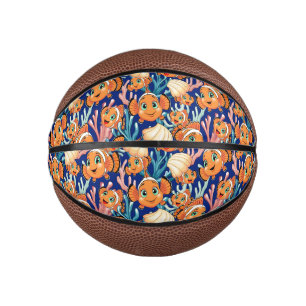 Clown fish Cartoon cute Family Underwater Mini Basketball