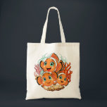 Clown fish Cartoon cute Family Underwater Tote Bag<br><div class="desc">Cute and Joyful little Clownfish Cartoon Characters swimming together on underwater Coral Reef Background. Original Vector Illustration Copyright BluedarkArt.</div>