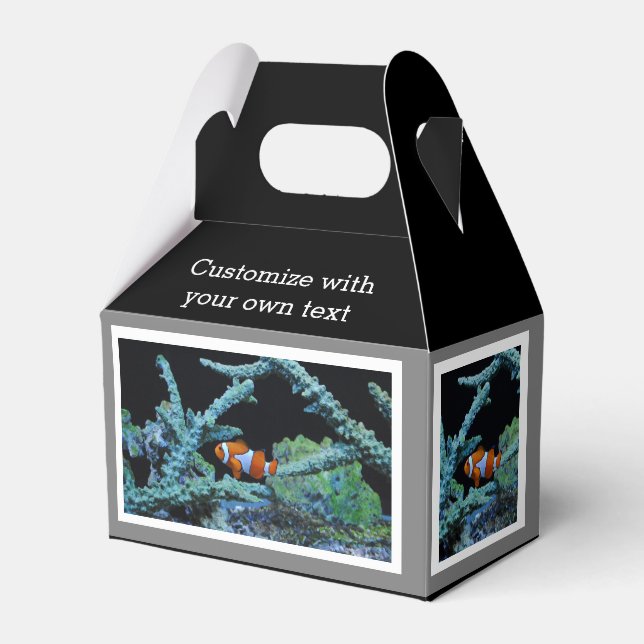 Clown Fish in Coral Favour Box (Front Side)