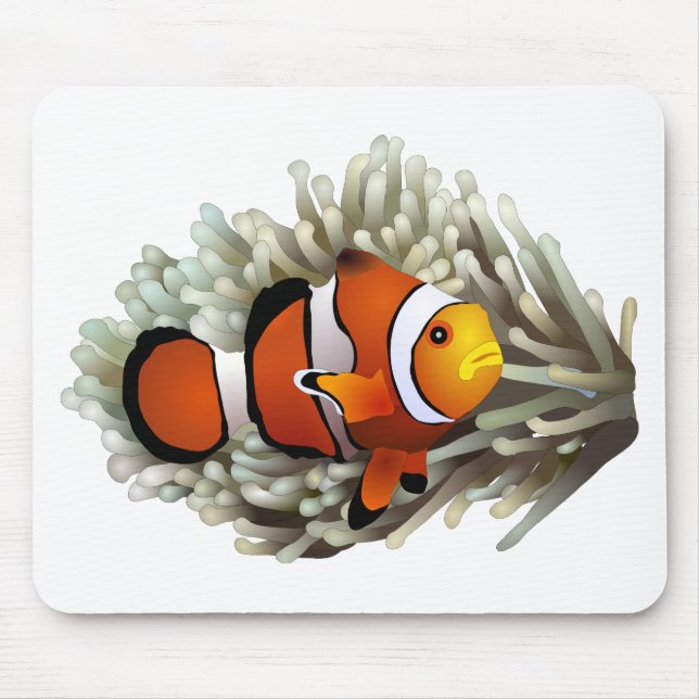 Clown Fish Mouse Pad (Front)