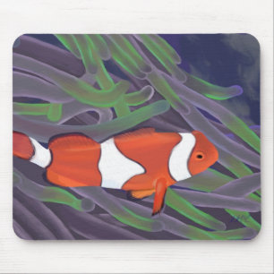 clown fish mouse pad