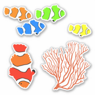 Clown Fish Sea Coral Shaped