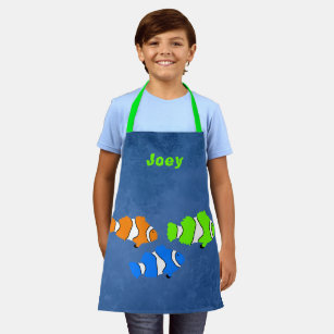 Clown Fish Under the Sea Name Template Apron