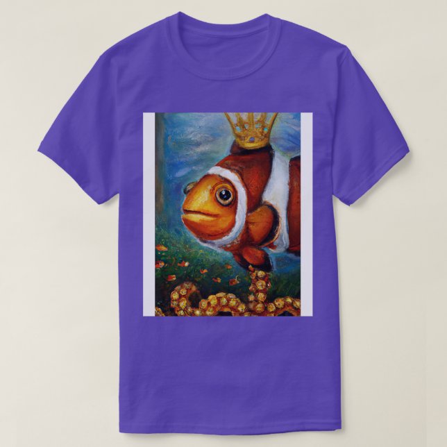 Clown fish with a Crown 3 T-Shirt (Design Front)