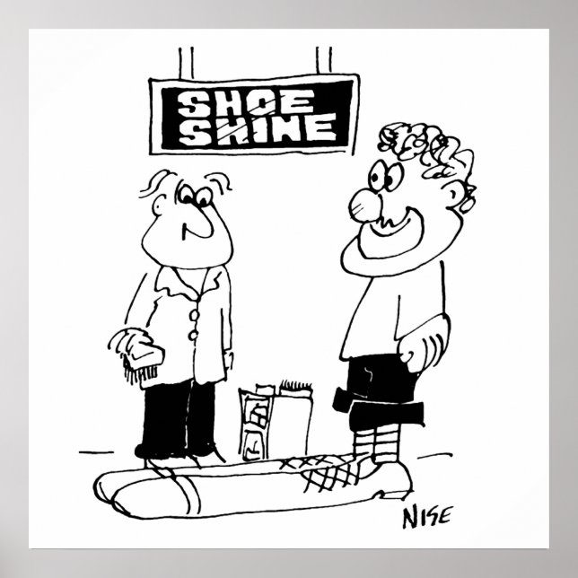 Clown Goes for a Shoe Shine Poster (Front)