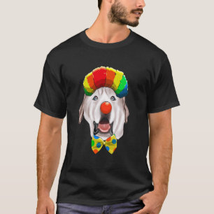 Clown Great Pyrenee Circus Dog T-Shirt